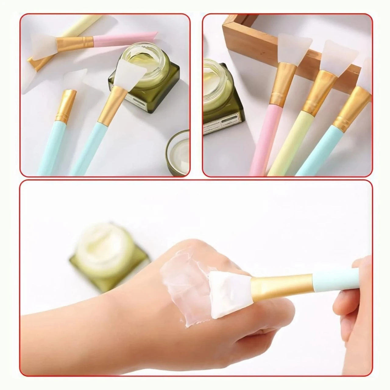 Brochas de silicona para mascarillas 3