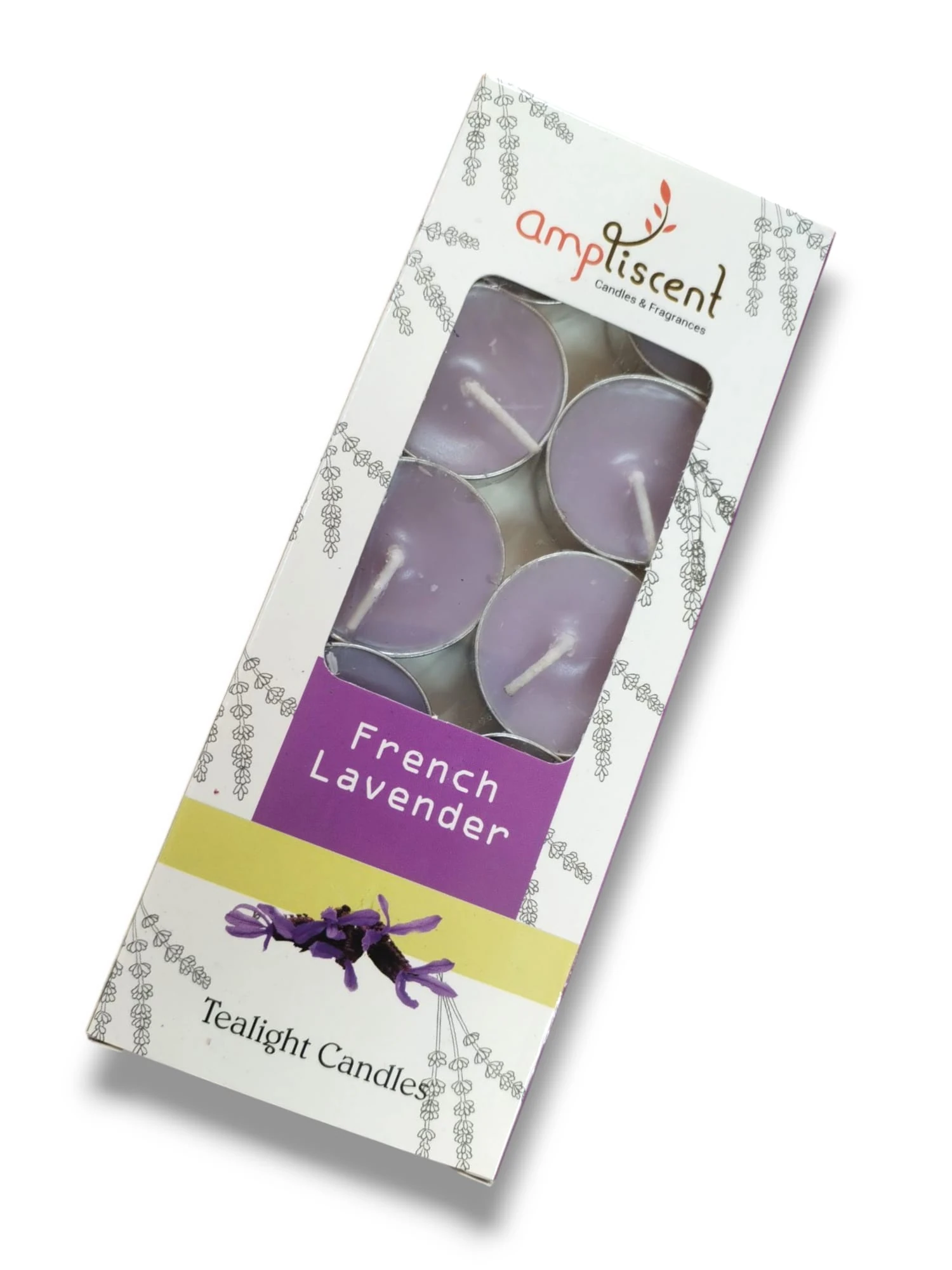 Velas Aromaticas Ampliscent Lavanda