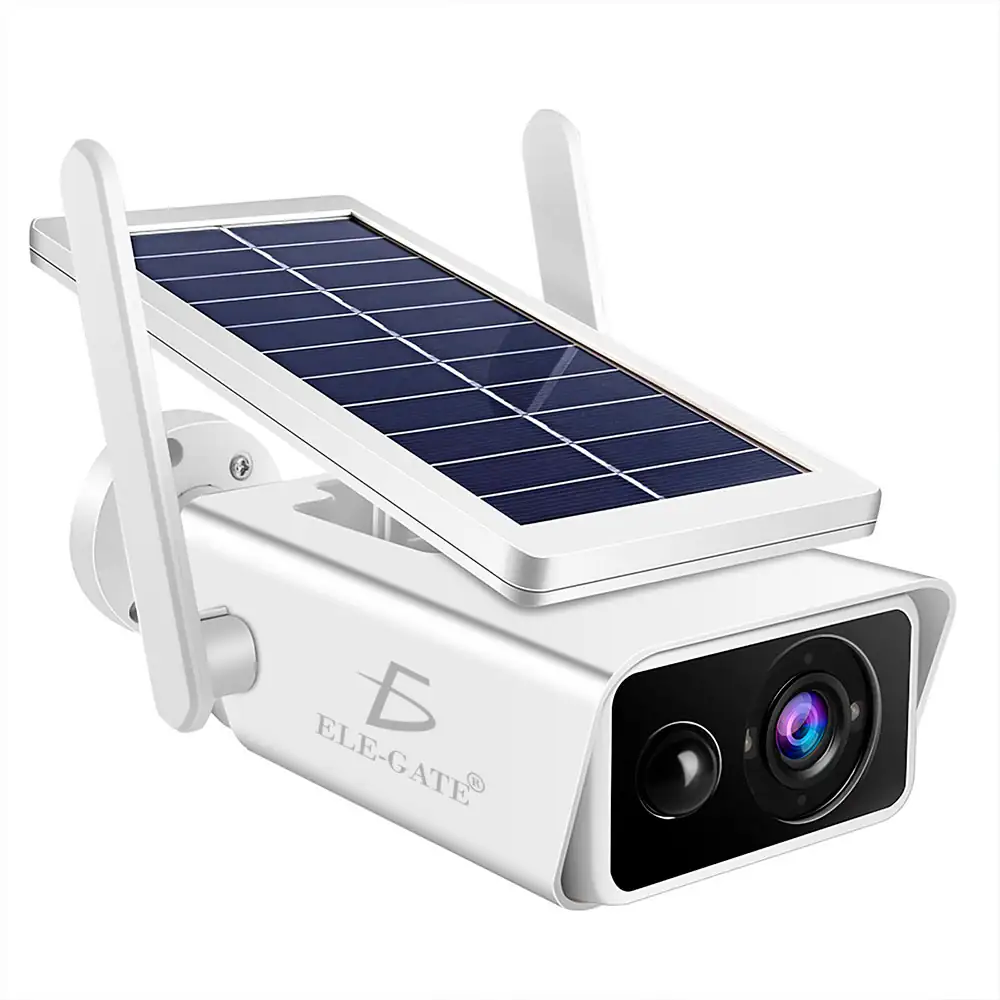 Camara Wifi Con Panel Solar Full HD 