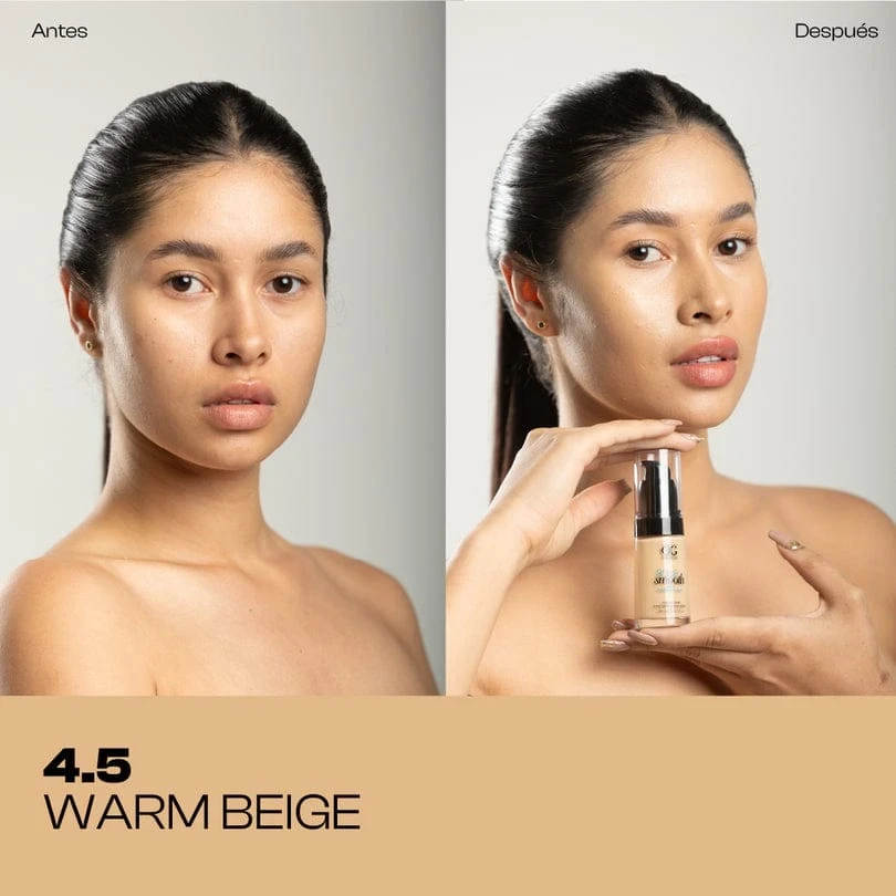 og base liquida agua smooth 30ml 4.5 warm beige.jfif