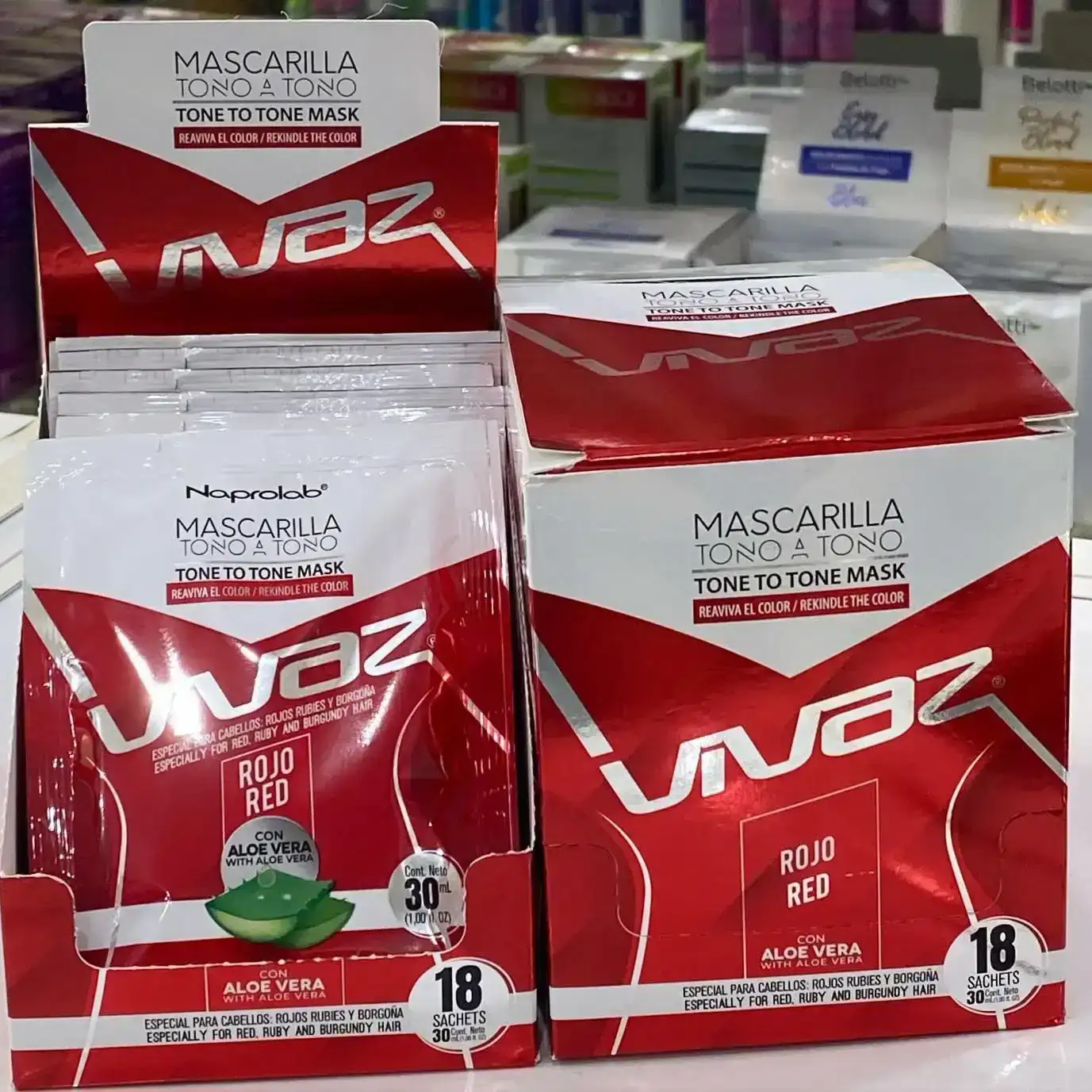 Matizante Vivaz Tono Rojo para Cabello 30ml