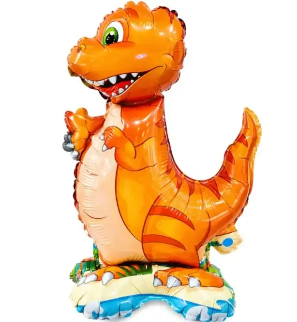 Globo con base dinosaurio 40cm 