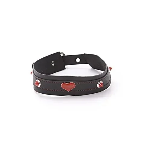 Collar Choker Corazon Rojo