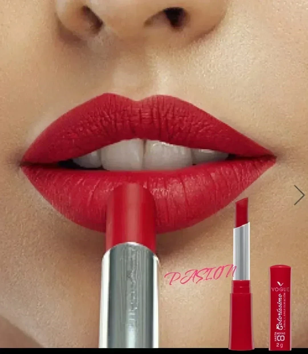 vogue labial colorisimo barra pasion