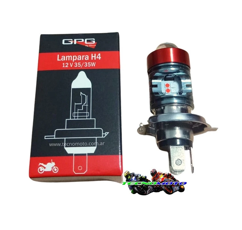 LAMPARA LED DEL.12V H4 C/P 35/35W -50053