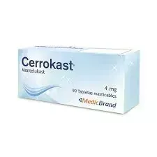 CERROKAST 4 MG CJA X 90 TAB MONTELUKAST MEDIC BRAND