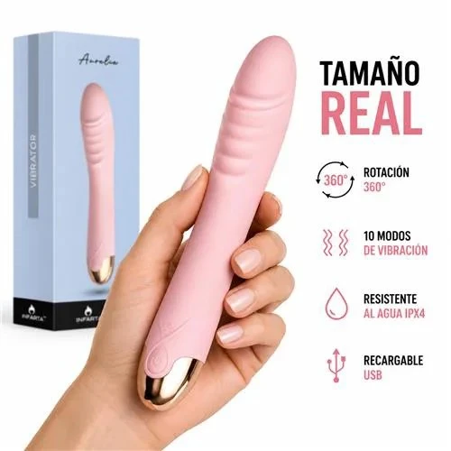 Vibrator Aurelia - Rotador - Recargable - Multifuncion 8