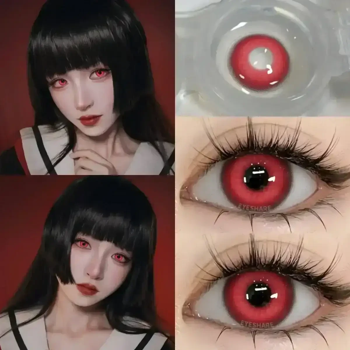 NEBULA RED (Ojos Anime Cosplay) 3