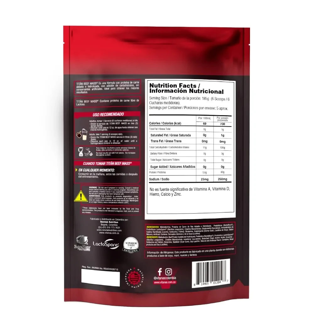 TITAN BEEF 2 LB VAINILLA 2