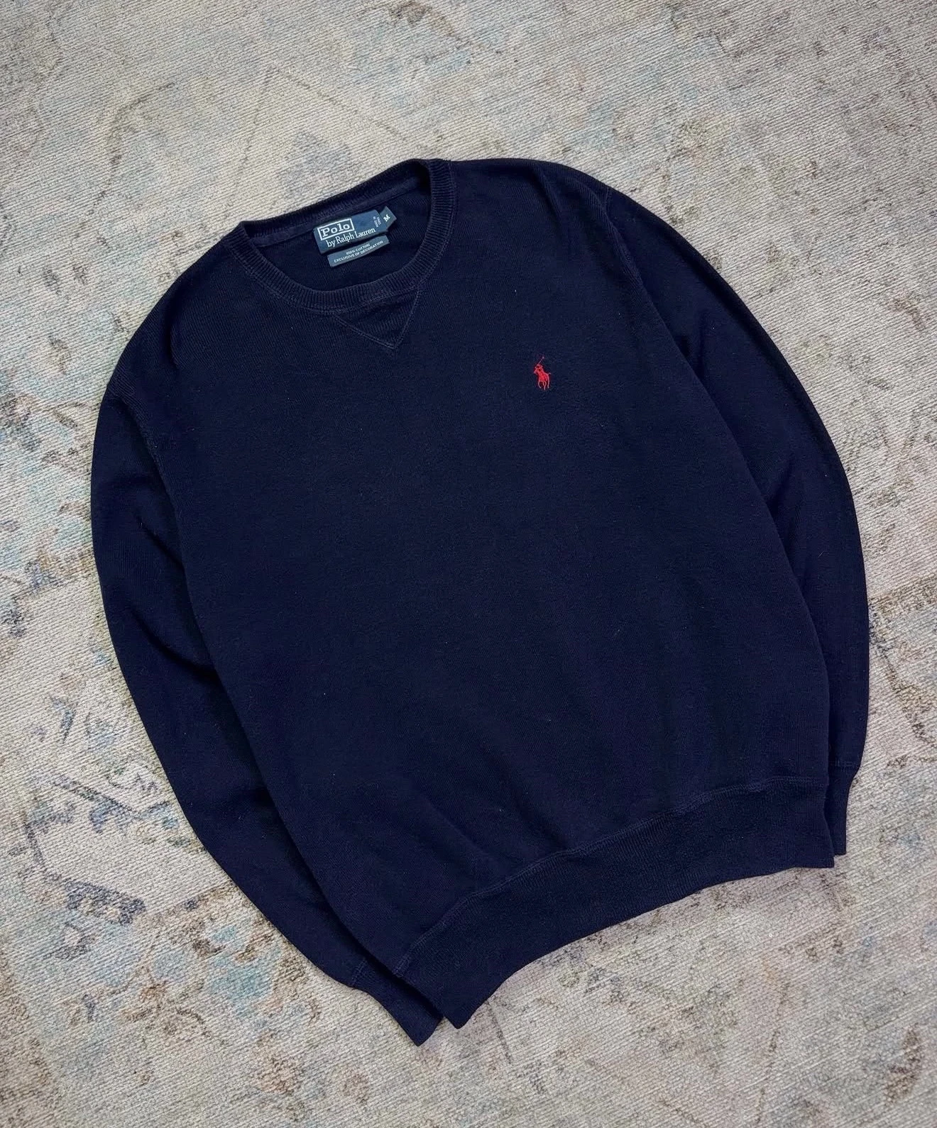 Poleron clásico estilo sweatshirt Polo by Ralph Lauren en azul marino  3