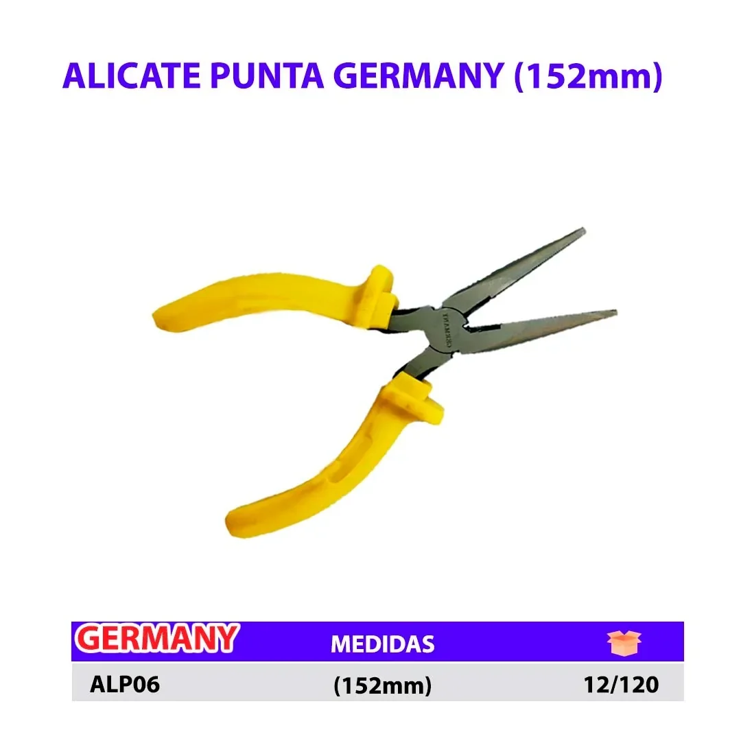 ALICATE PUNTA GERMANY/DIN 6" (152mm)
