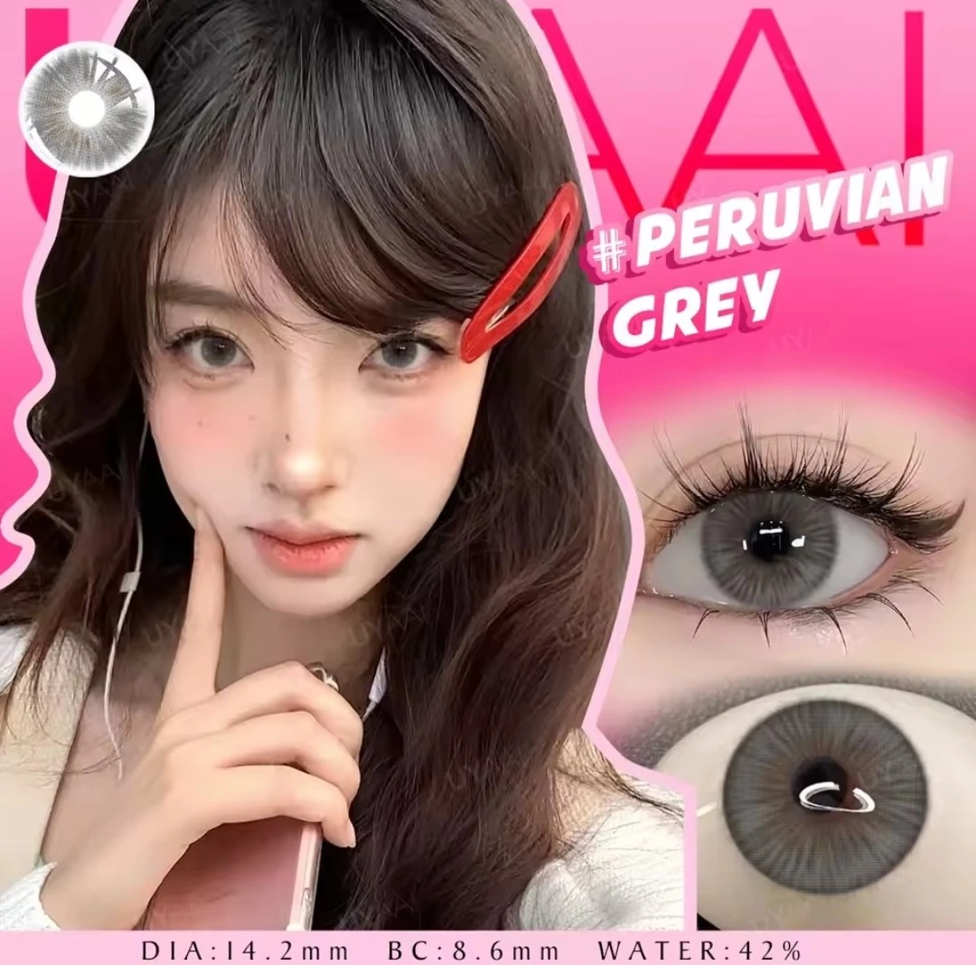 PERUVIAN GRAY - PUPILA  REDUCIDA- (GRATIS Liquido de 15ml o kit de pinzas) 2