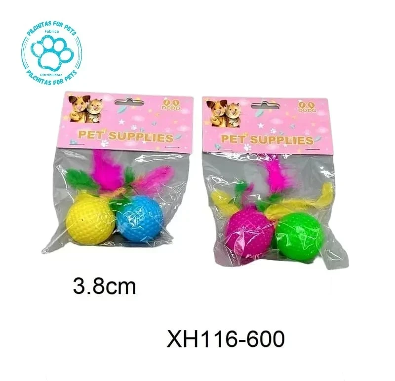 PELOTA CON PLUMA 