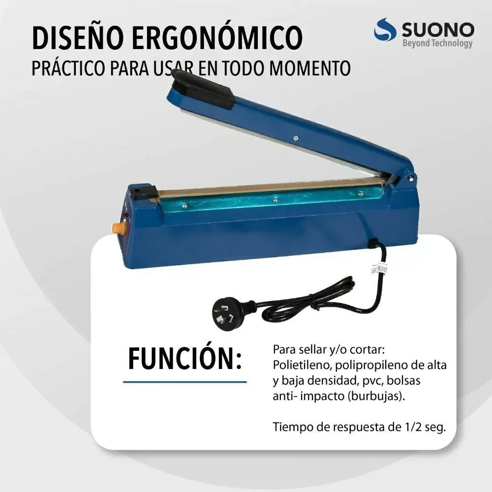 Selladora de bolsa Suono, 20cm 2