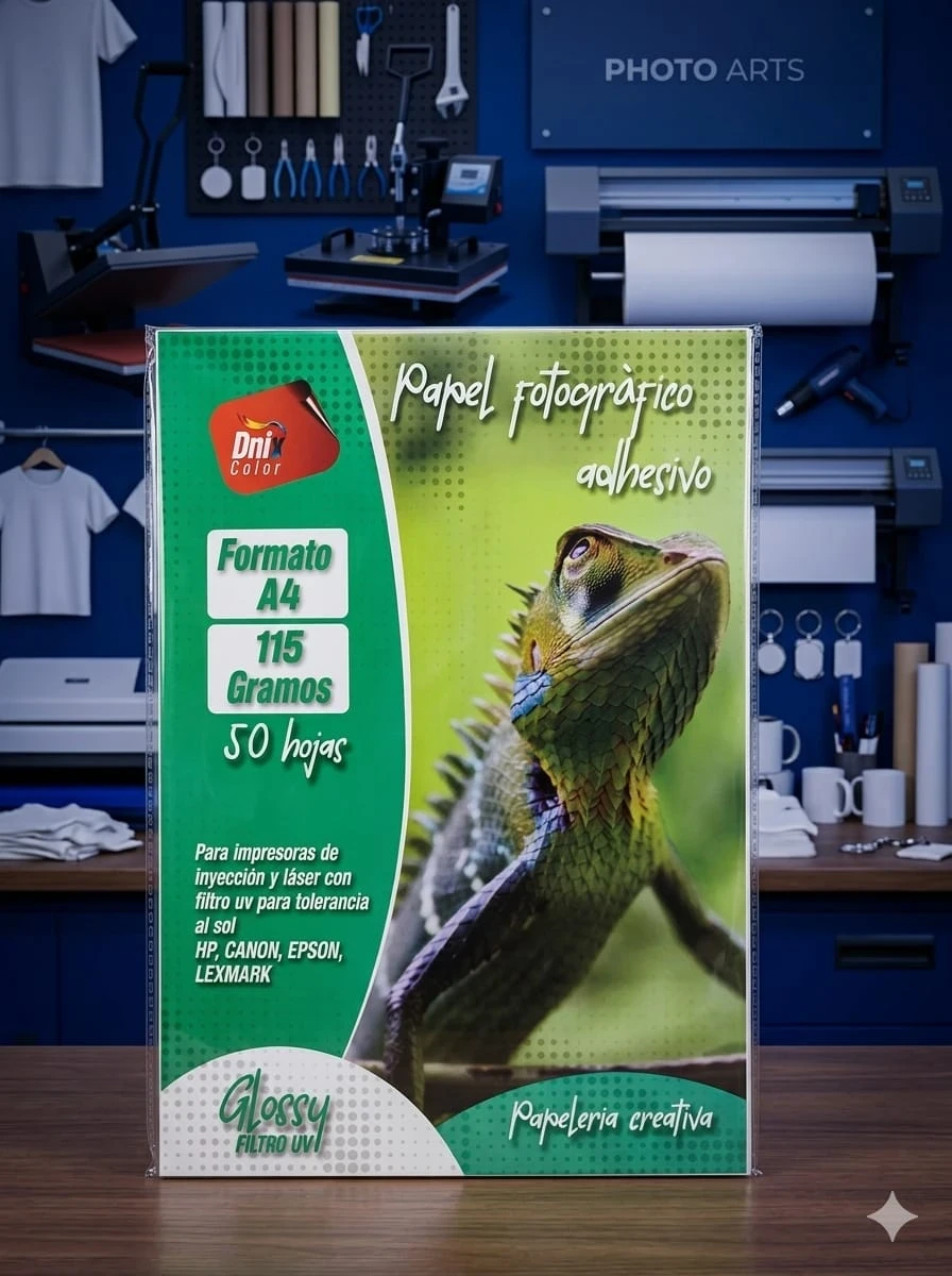 Papel Fotografico Adhesivo 115 Gramos