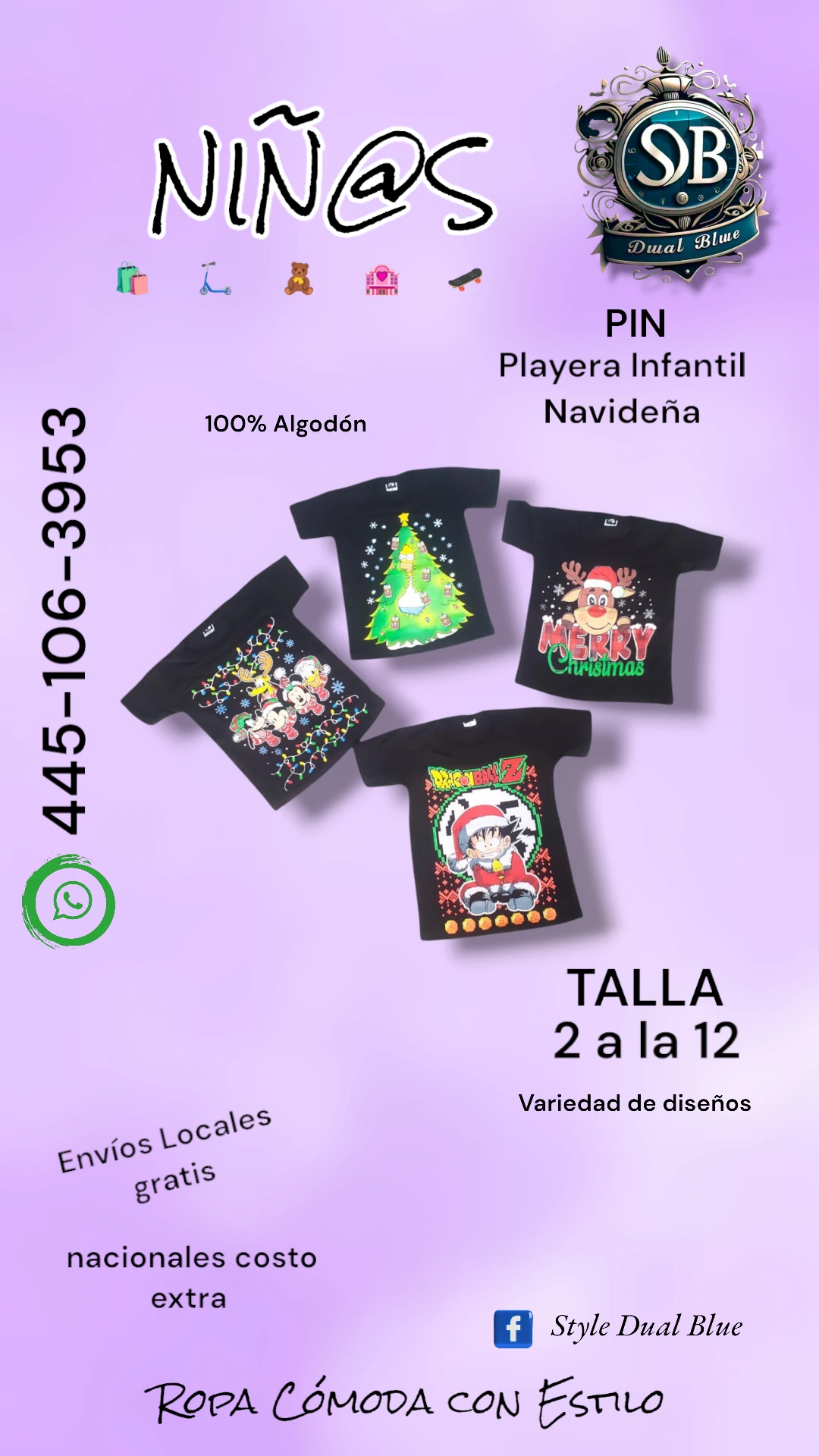 Playera Infantil Navideña 2