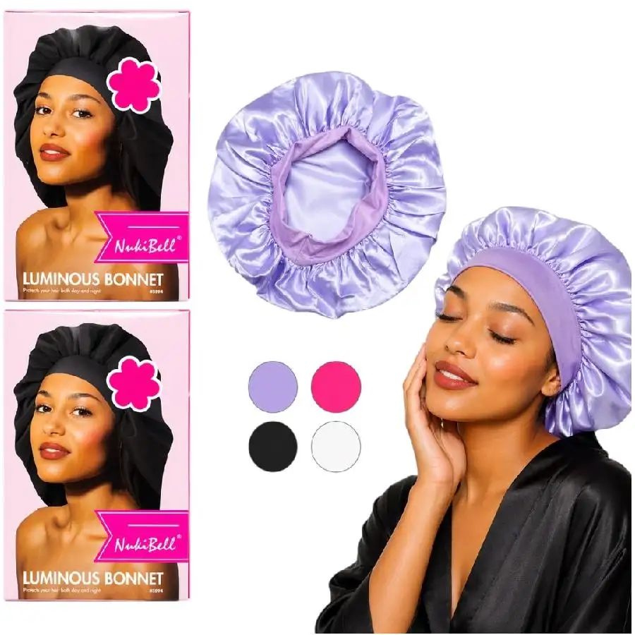 Gorro de satin para el cabello colores surtidos nuki bell
