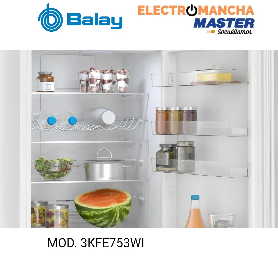FRIGO COMBI BALAY 3KFE753WI 2,03*60 BLANCO CLASE E  5
