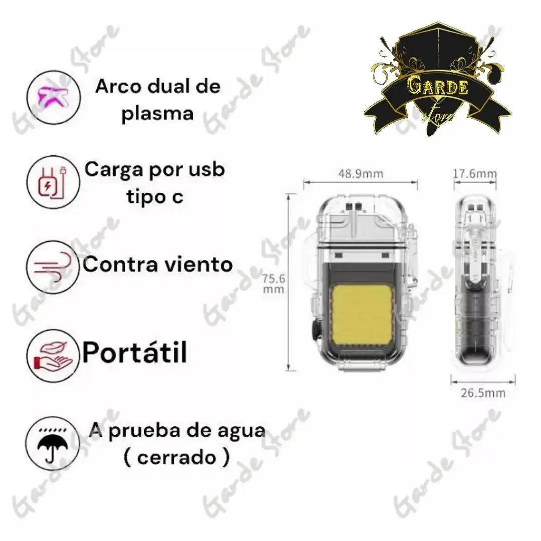 Encendedor plasma y  mini Lampara  4