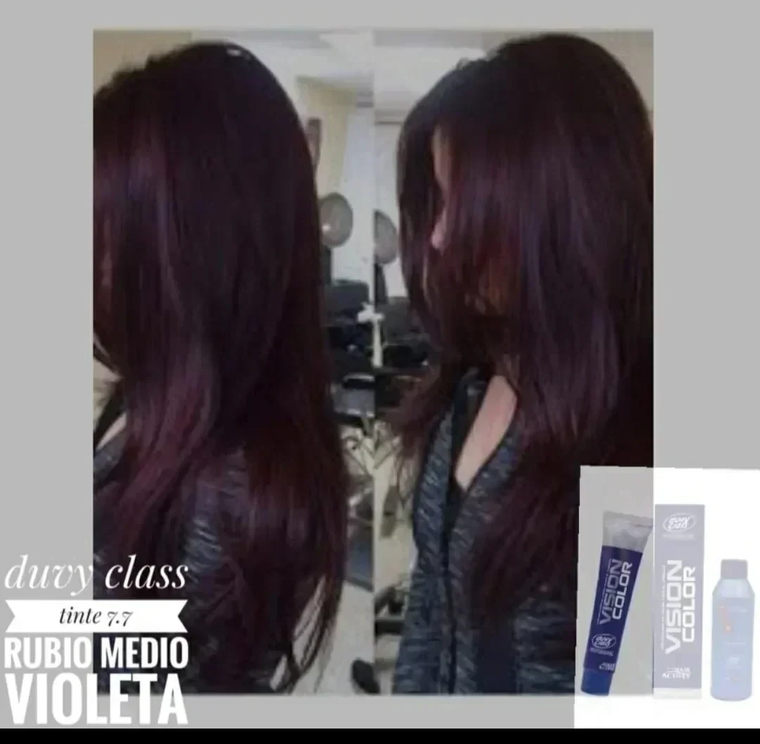 duvy class tinte 7.7 rubio medio violeta