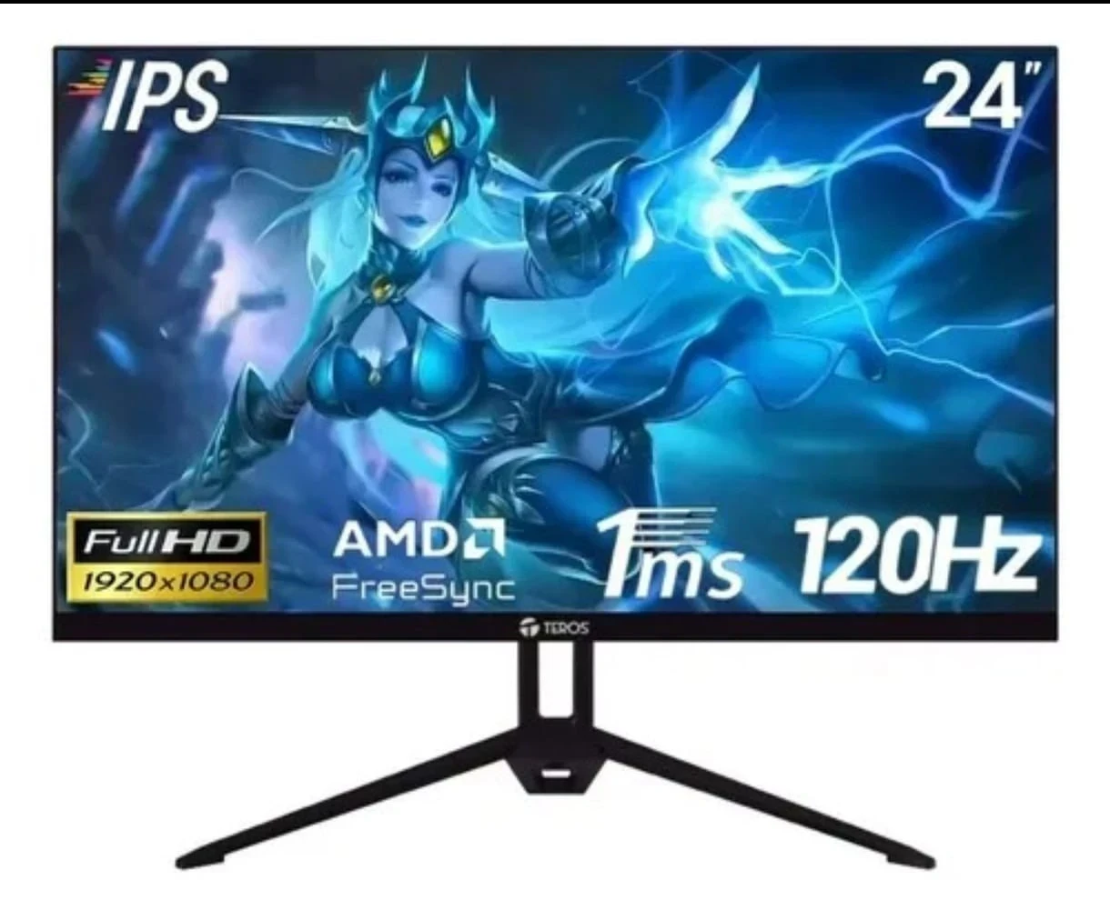 MONITOR GAMER 24" TEROS TE-2415S IPS FHD 120HZ 1MS