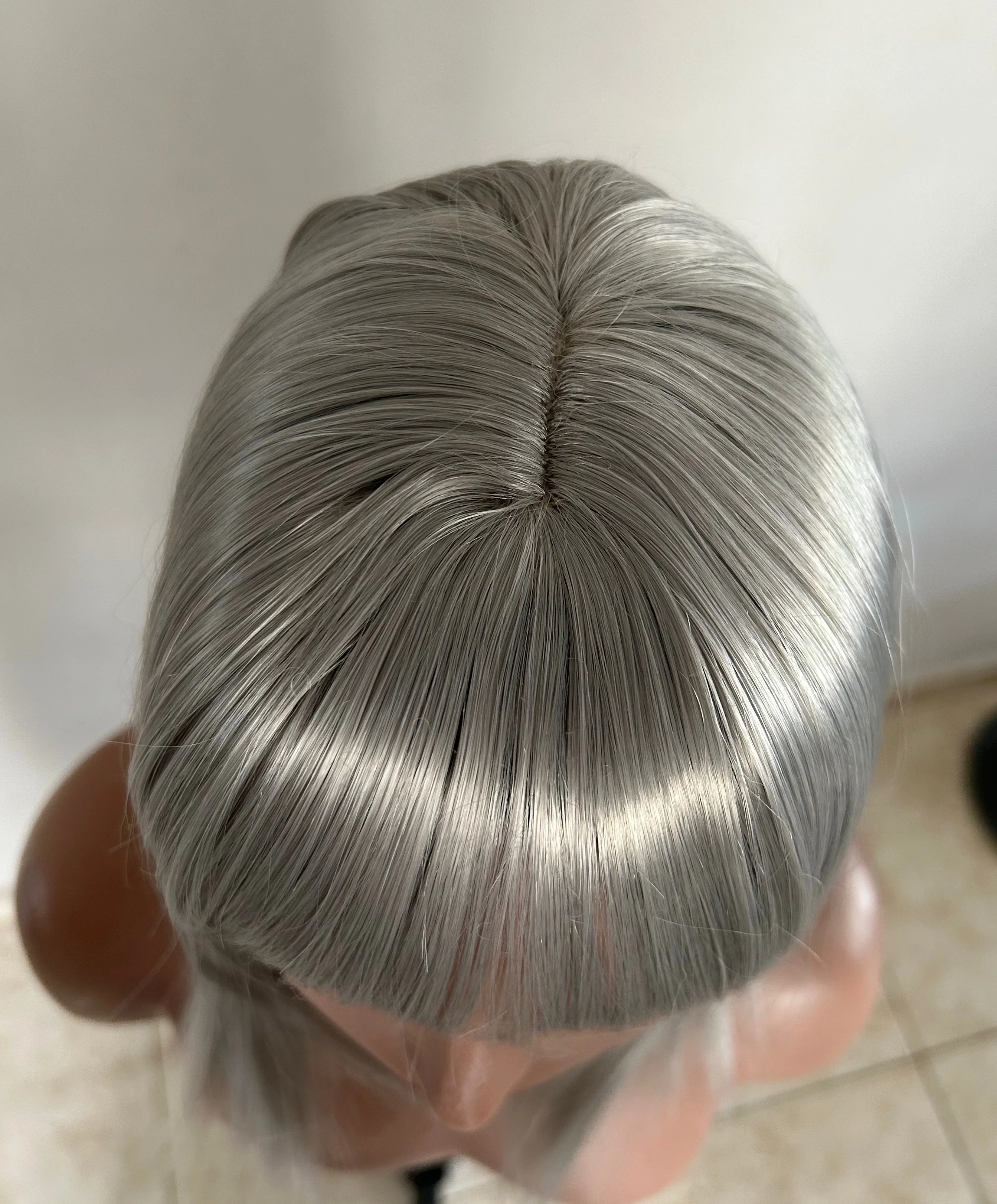 Peluca 12”Gris  4