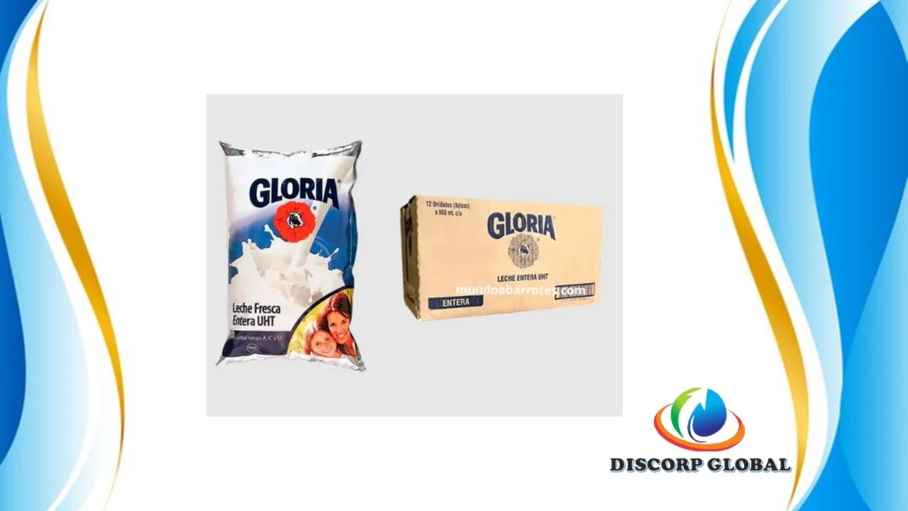 LECHE ENTERA GLORIA BOLSA 900 ML