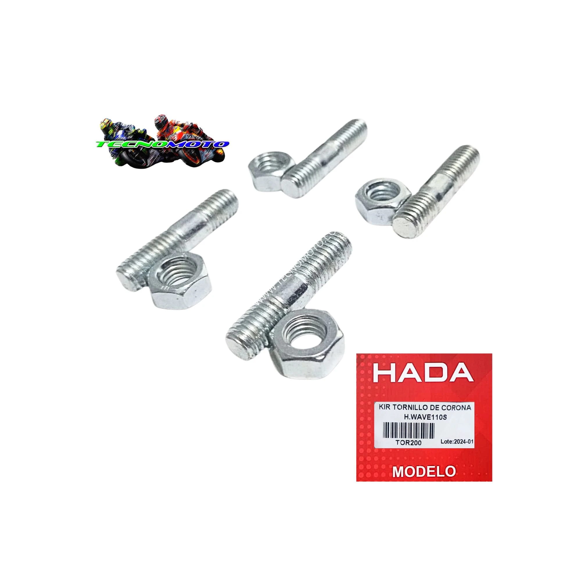 TORNILLO CORONA HONDA 110 WAVE S -KIT-48503