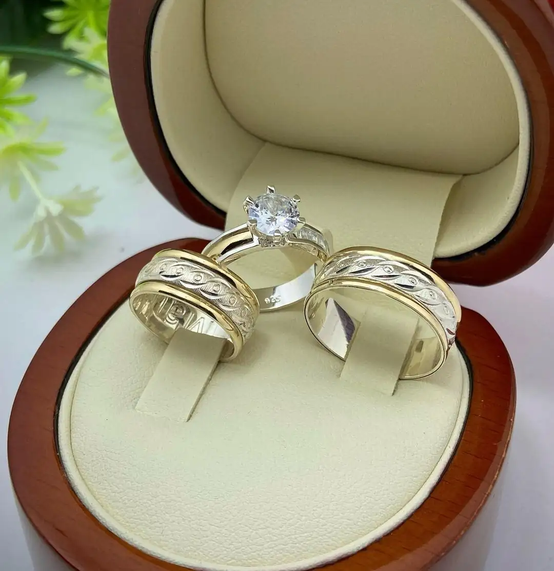 ANILLO ORO PLATA