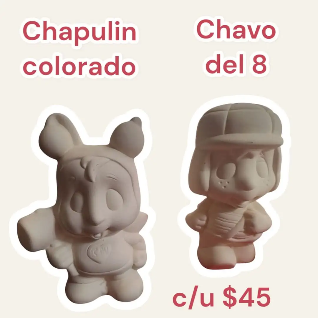Alcancías Chavo del 8 & Chapulín Colorado 