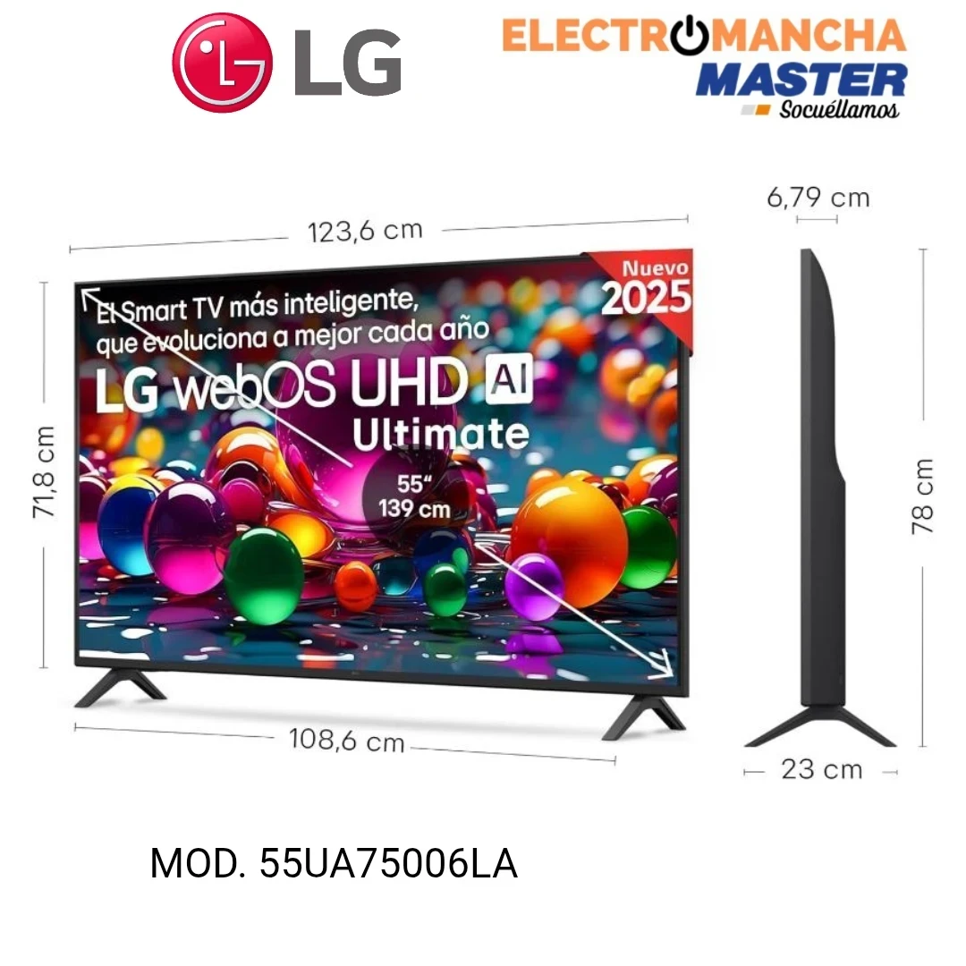 TELEVISION LG 55UA75006LA 4K UHD SMART HDR10 G 2