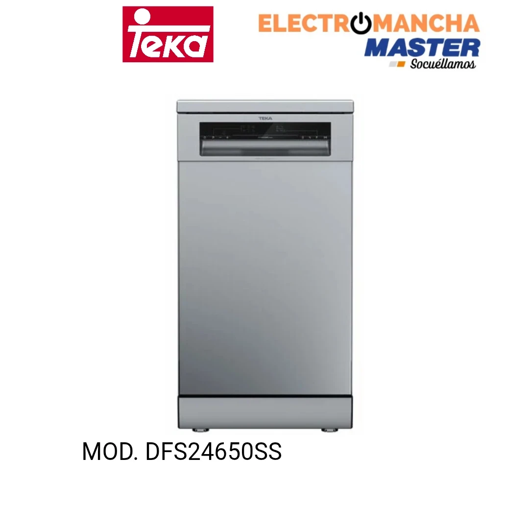 LAVAVAJILLAS TEKA DFS24650SS INOX 45 CM. CLASE E