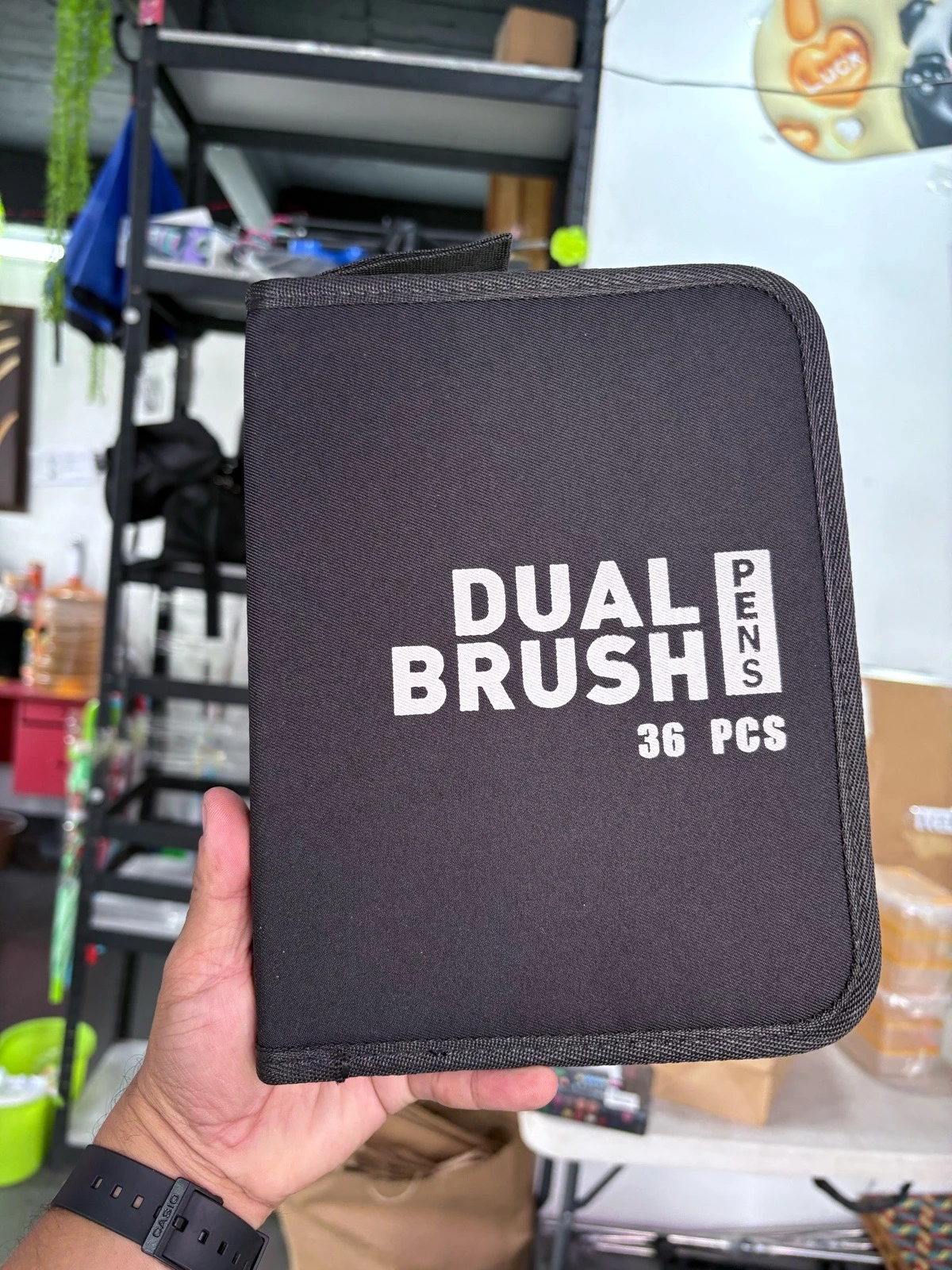 SET DE PLUMONES PROFESOONAL DE 36 piezas doble punta 3