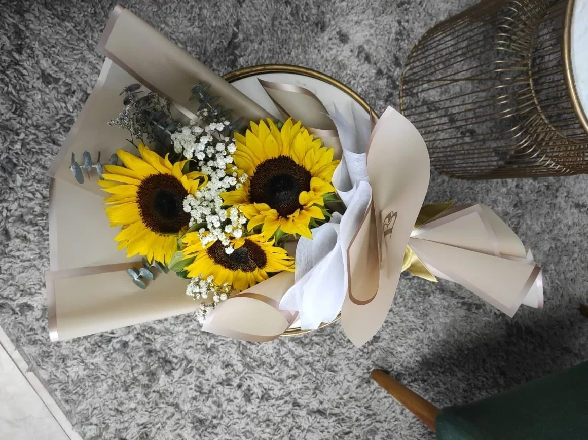 Ramillete de 3 girasoles 