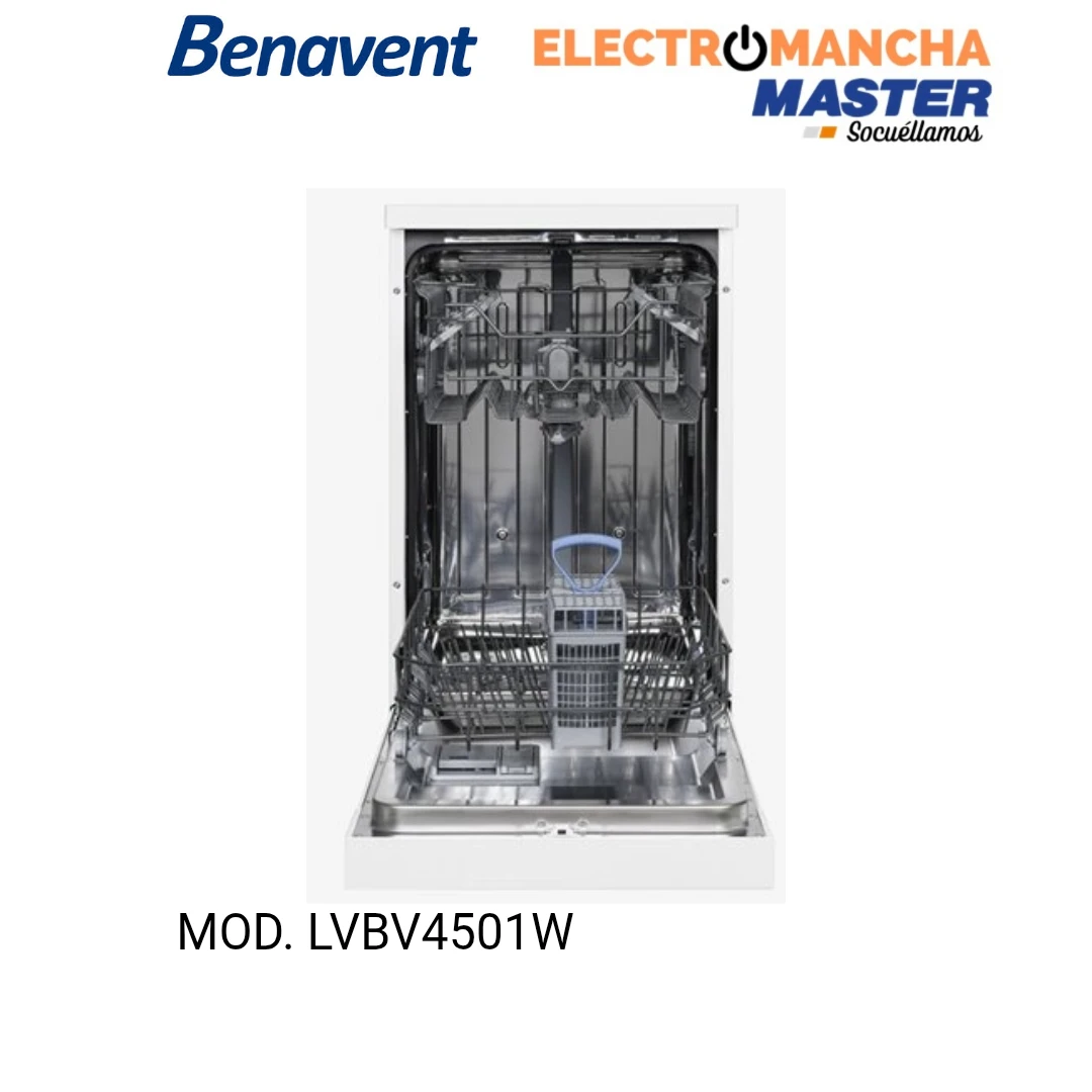LAVAVAJILLAS BENAVENT LVBV4501W 45 CM. BLANCO CLASE E  2
