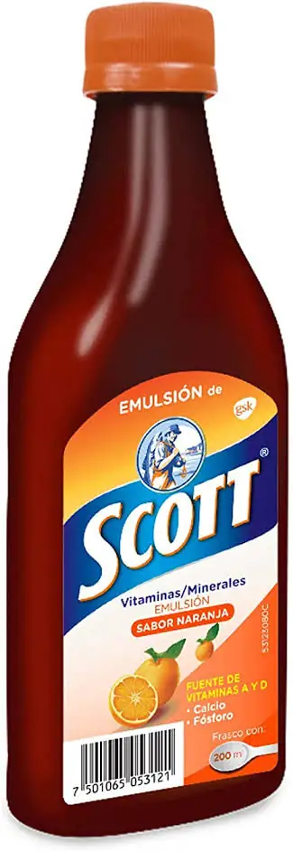 Emulsión Scott sabor naranja 