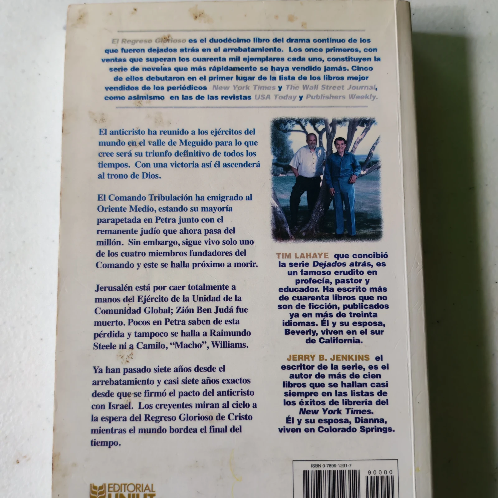 El regreso glorioso, T. LaHaye y J.B. Jenkins, usado 3