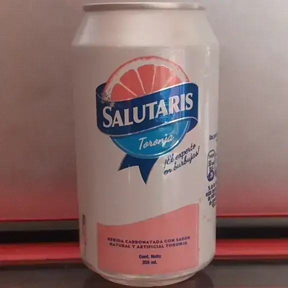Salutaris de lata sabor toroja de 355 ml 