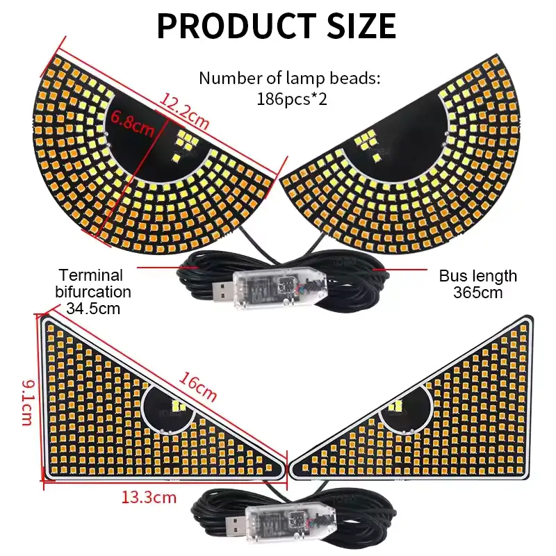 OJOS LED PARA CARRO  2