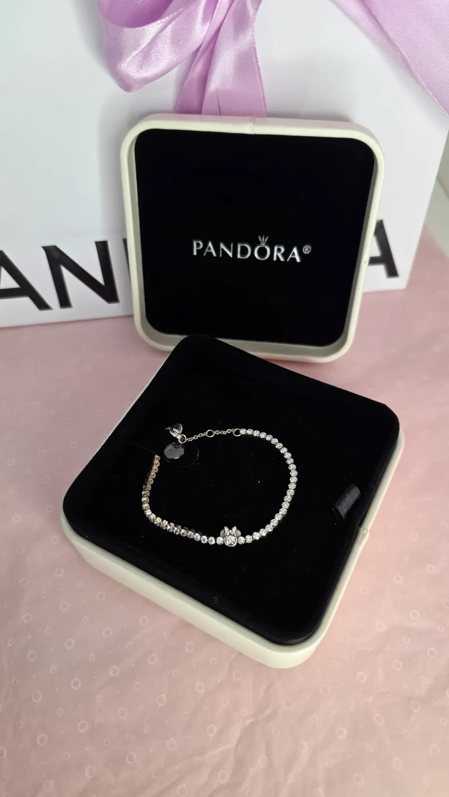 Pandora Disney Minnie Mouse Tennis Bracelet 3