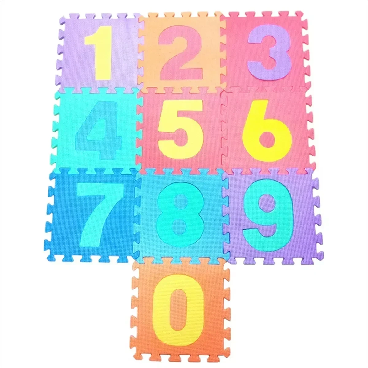 Alfombra Goma Eva Set 10 Cuadros De 30x30x1 cm 3
