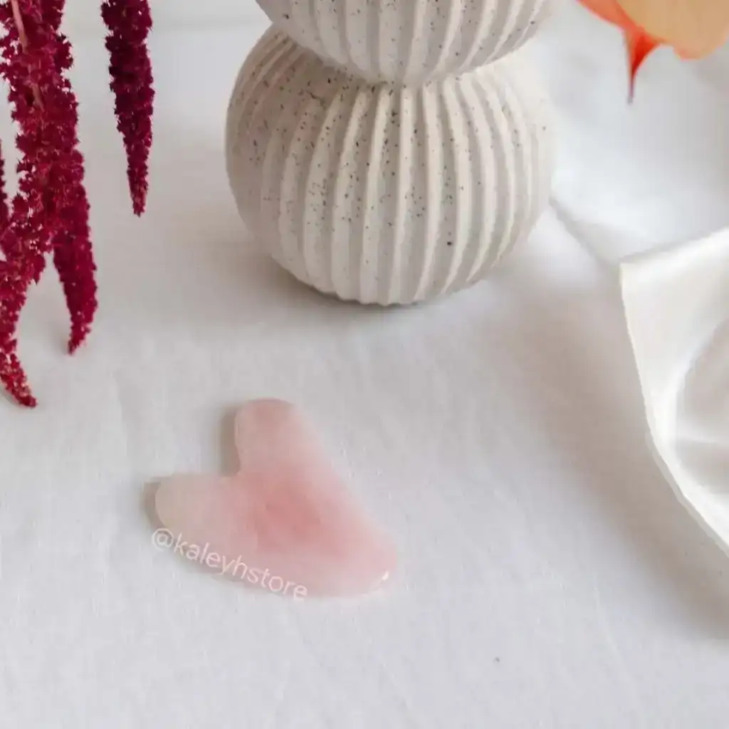Guasha Facial Cuarzo Rosa
