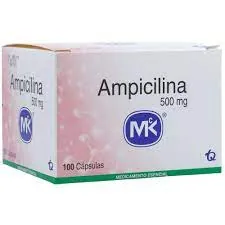 AMPICILINA 500 MG X 100 CAP MK