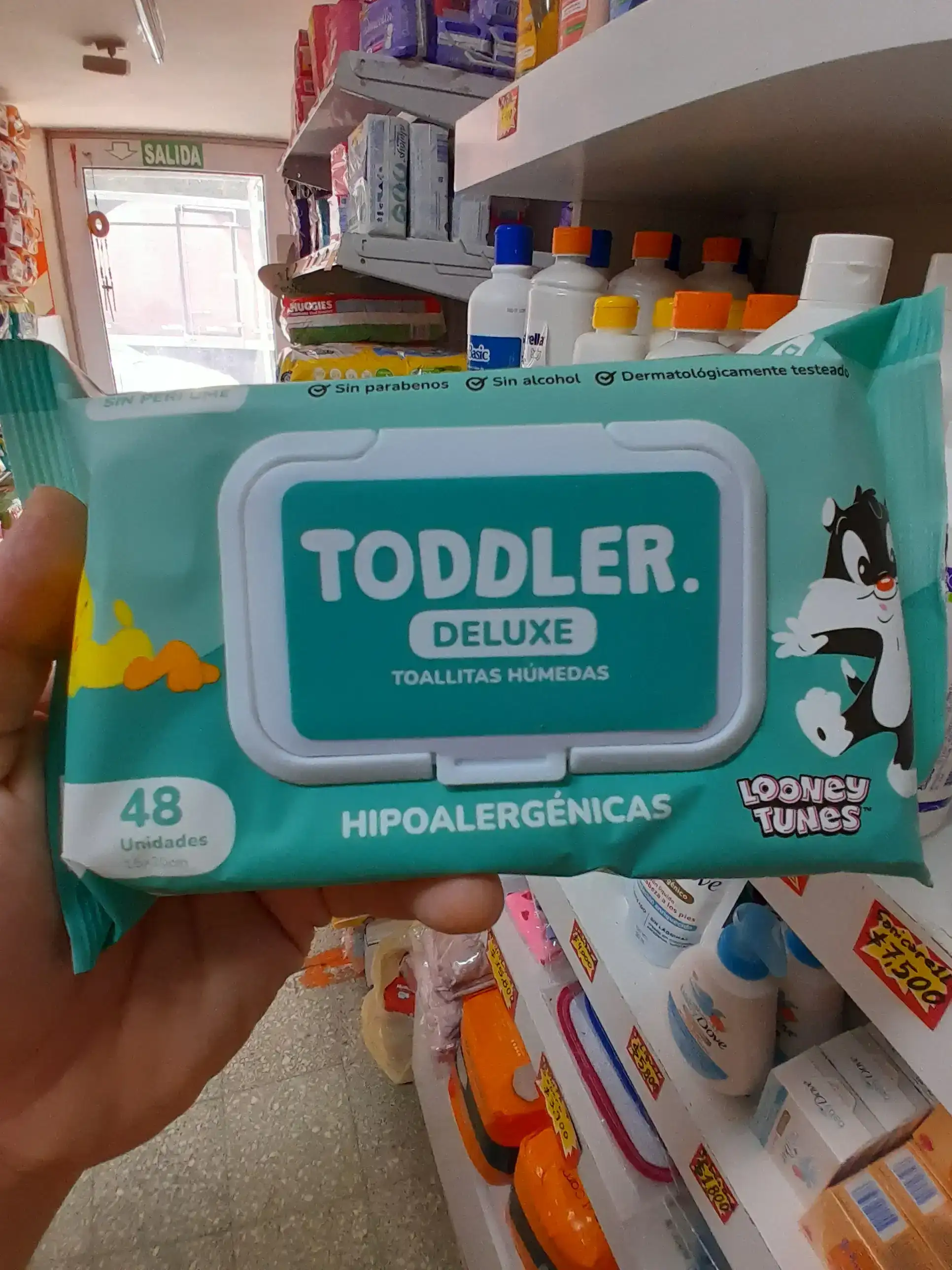 Toallitas x 48U. Toddler Hipoalergenicas 