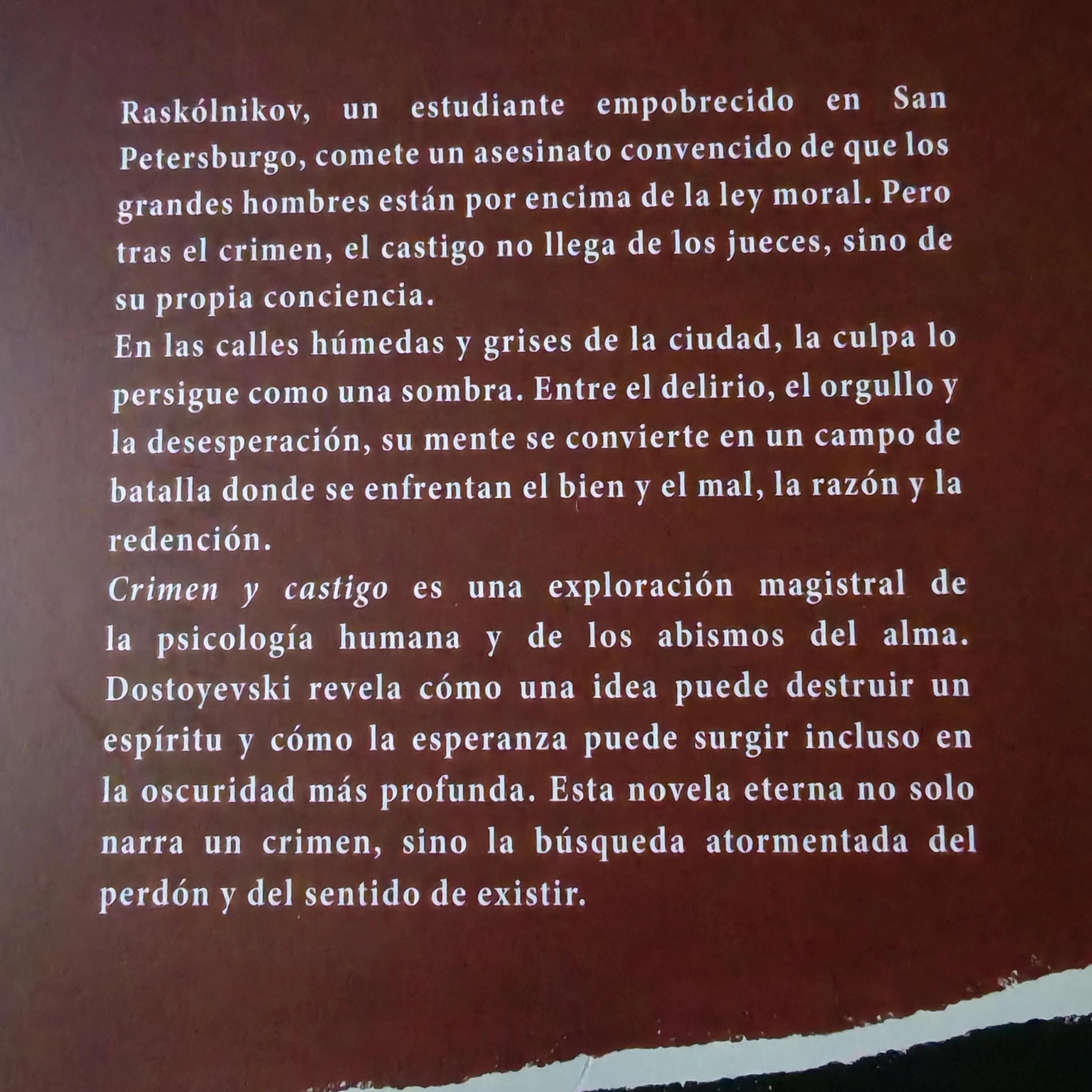 Crimen y castigo, Fiodor Dostoyevski nuevo  4