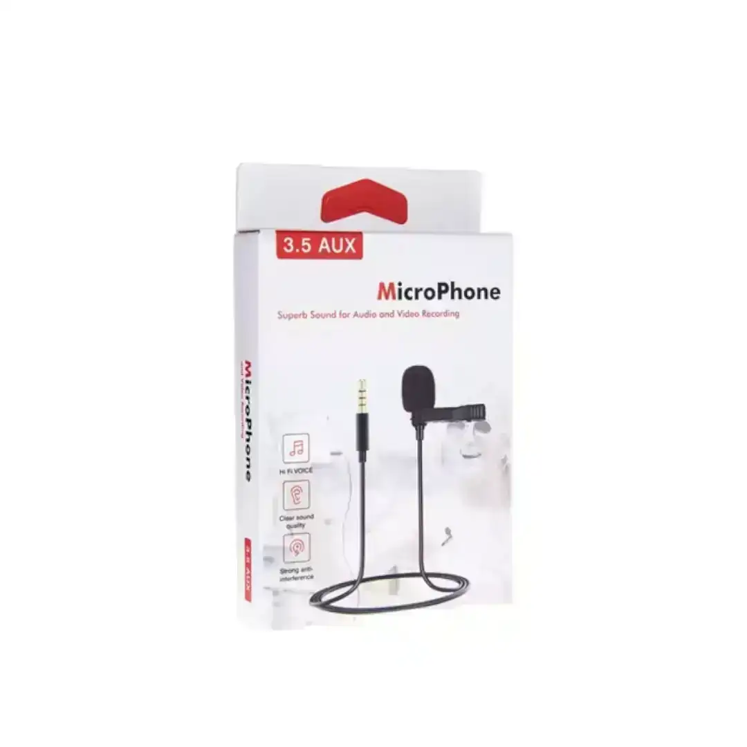 Microfono Lavalier Corbatero Celular Omnidireccional 3.5mm