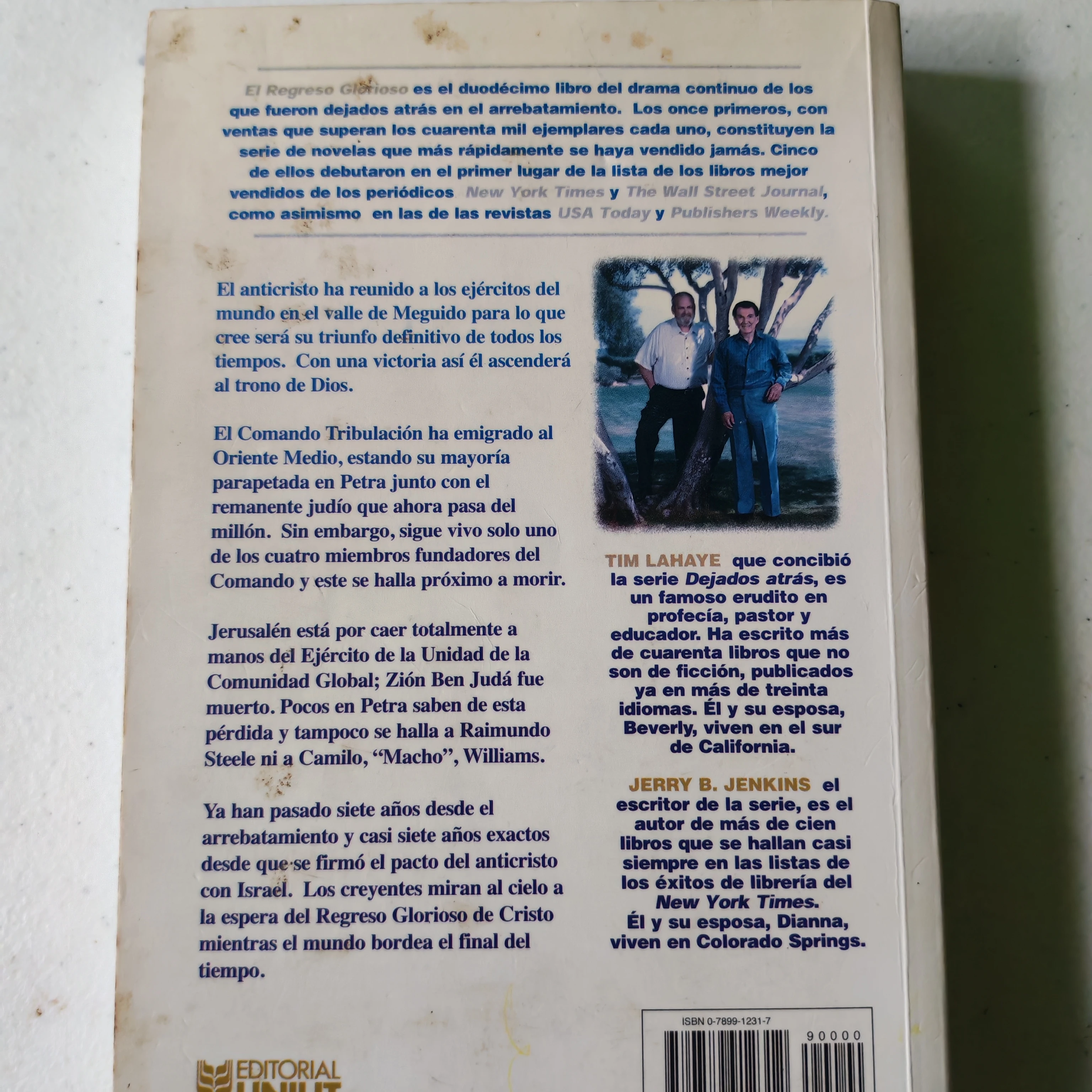 El regreso glorioso, T. LaHaye y J.B. Jenkins, usado 3