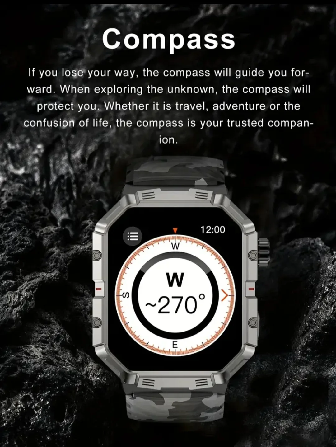 Reloj Smart grado Militar  3