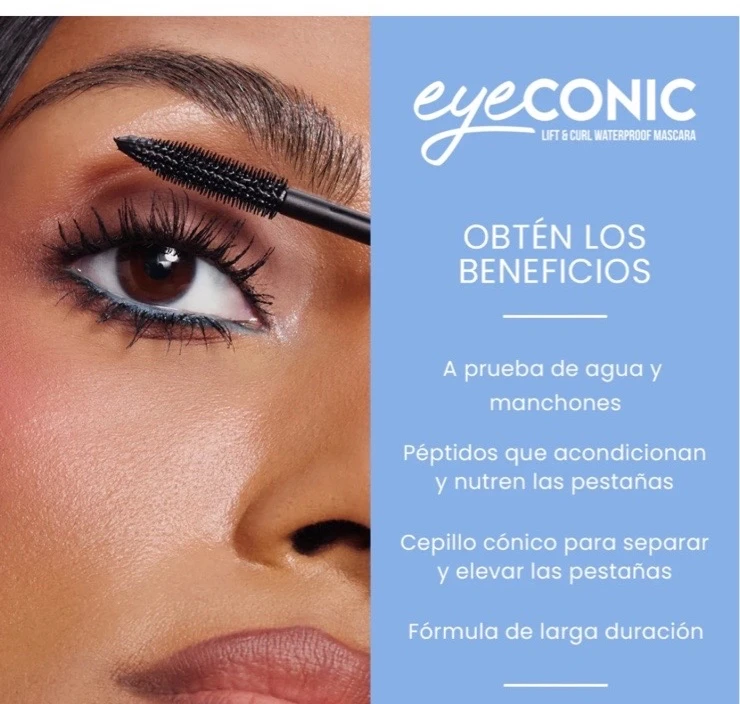 EYECONIC - MASCARA PARA PESTAÑAS A PRUEBA DE AGUA beauty creations 2