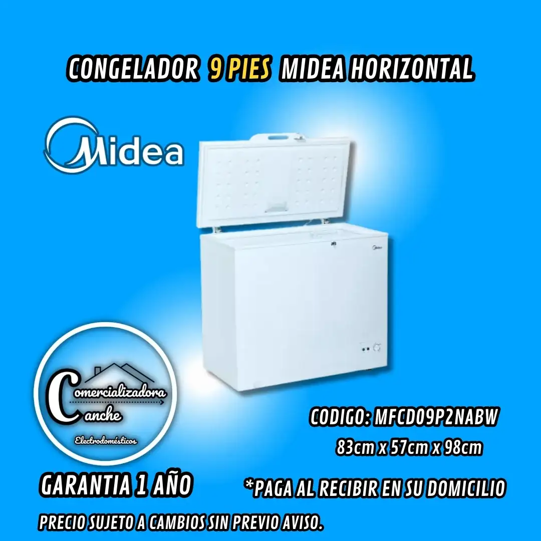 CONGELADOR 9 PIES MIDEA